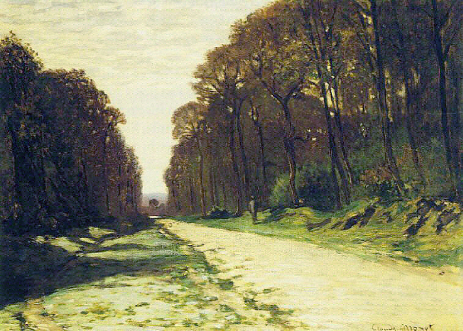Road in a Forest Fontainebleau 1864